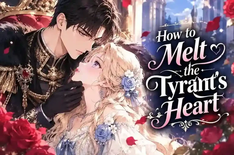 How to Melt the Tyrant's Heart manhwa featuring a romantic couple