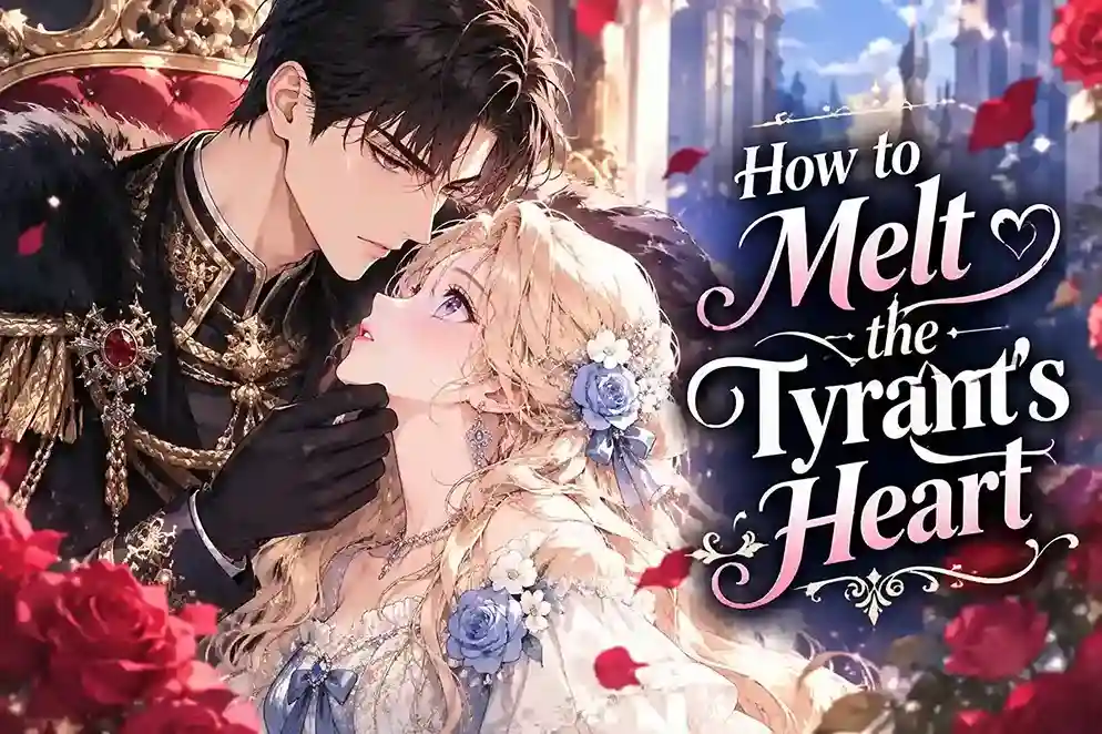 How to Melt the Tyrant's Heart manhwa featuring a romantic couple
